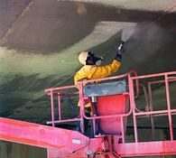 Spray Application of Sika FerroGard 903 Corrosion Inhibitor to Protect a Reinforced Concrete Car Park Soffit NCC